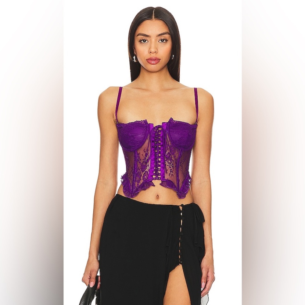 Danielle Guizio Aleia Ruffle Corset